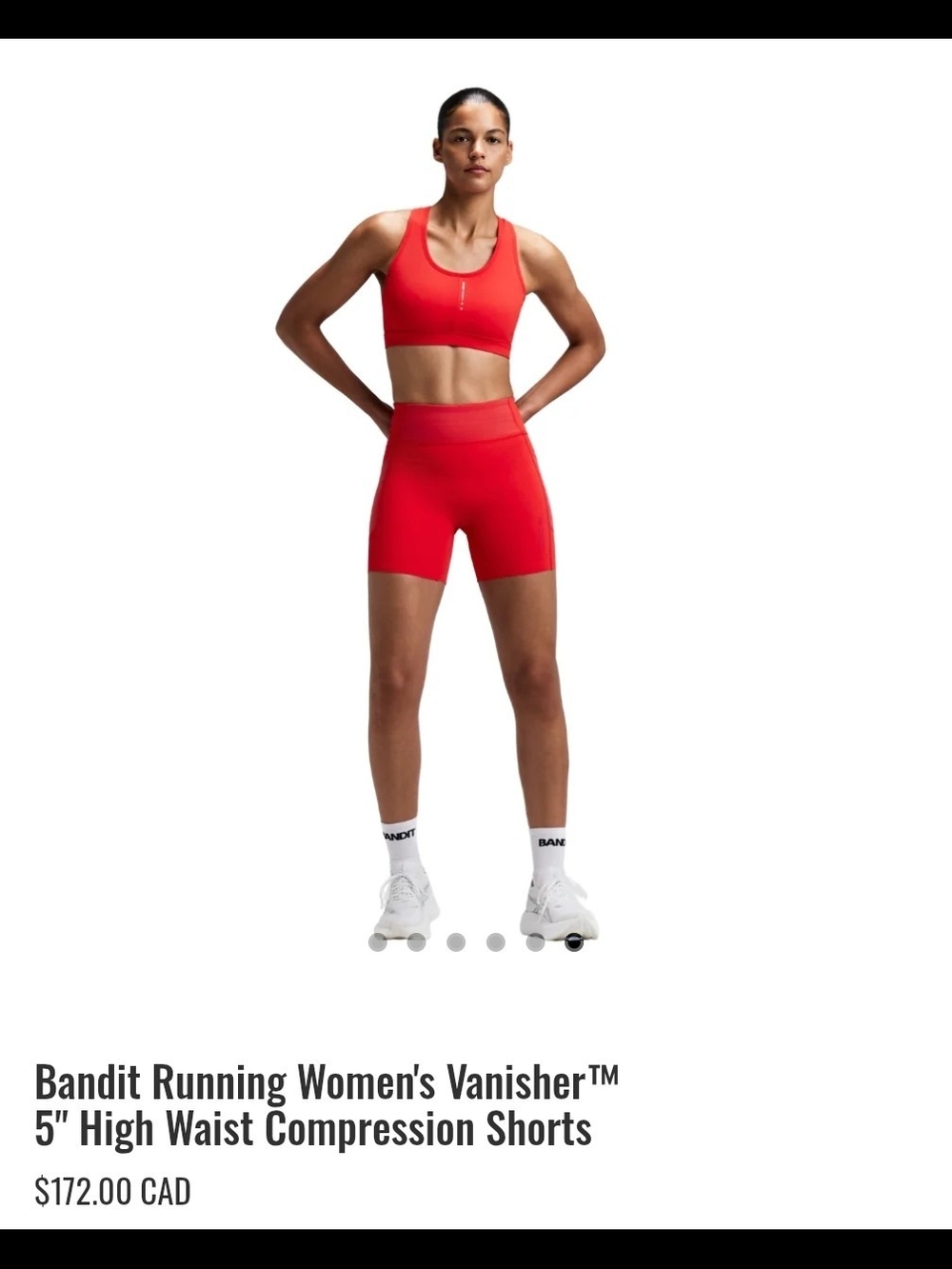 Bandit Running Women's Vanisher™ 5" High Waist Compression Shorts - Picture 7 of 9